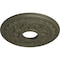Ekena Millwork Baltimore Ceiling Medallion (Canopies up to 5 1/2"), 15 3/8"OD x 4 1/4"ID x 1 1/2"P, Witch Hazel CM15BAWHF - alternate 2